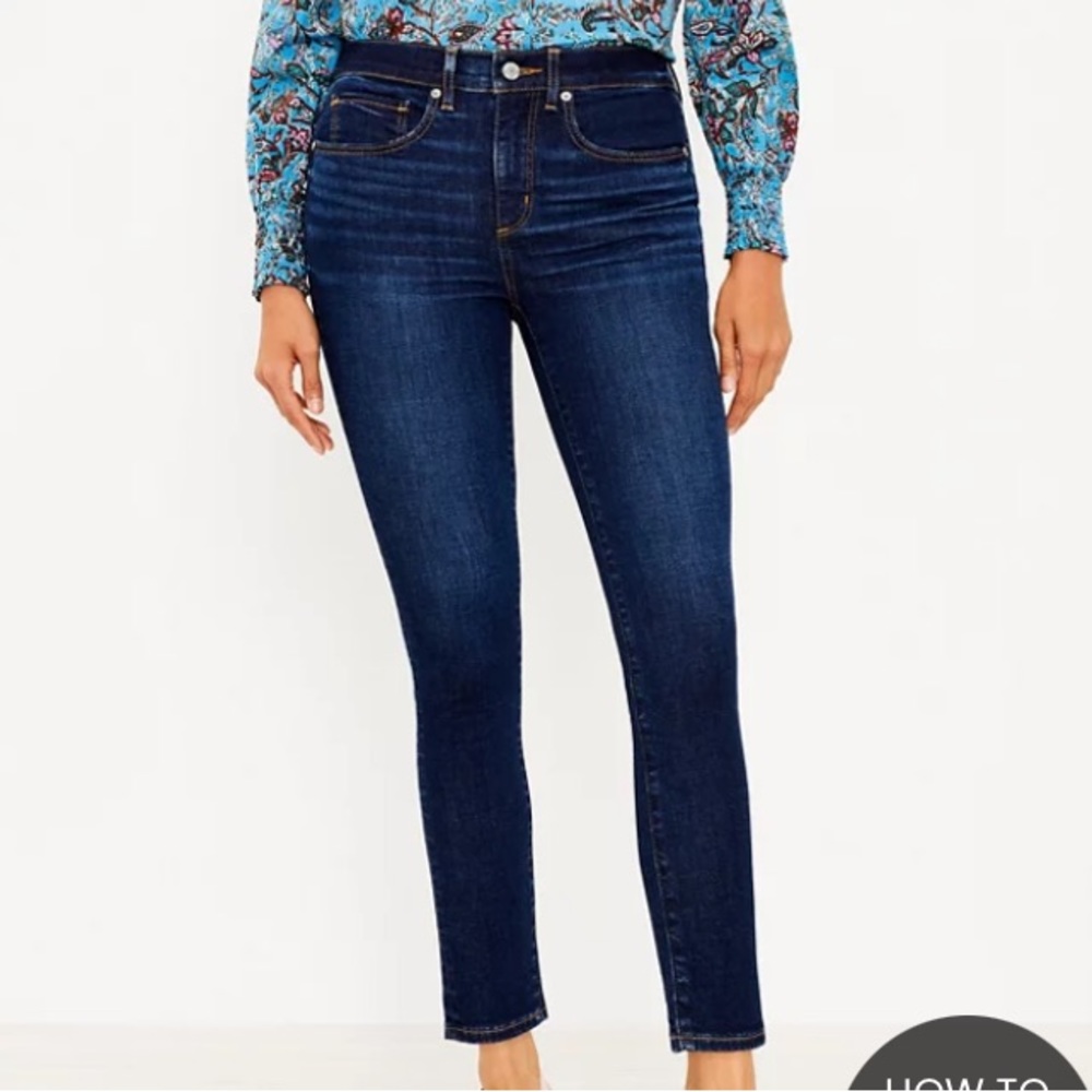 Curvy Mid Rise Skinny Jeans - size 28